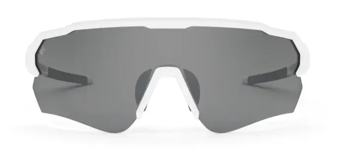 Nordik Frigg 2 sunglasses in white with mirrored lenses