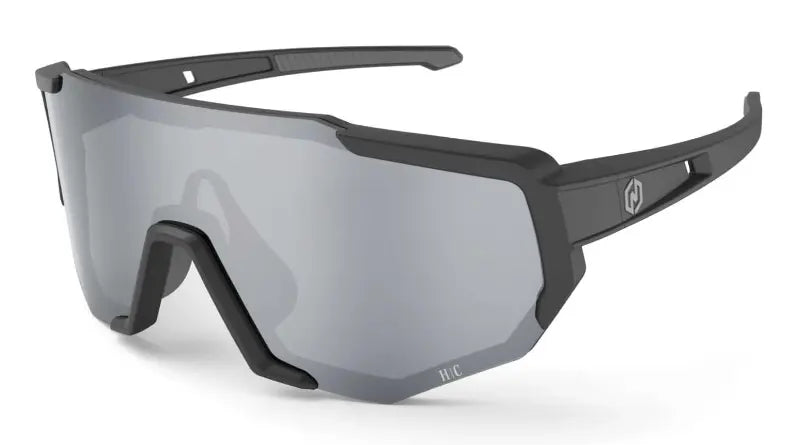 Nordik Kanon sunglasses in Black with mirror lenses
