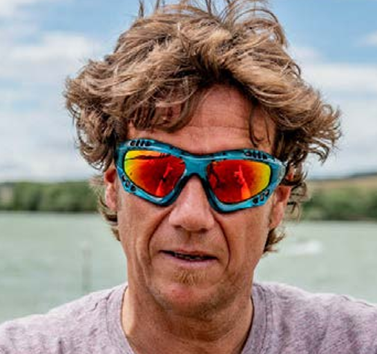 Person wearing Ocean Australia watersport sunglasses
