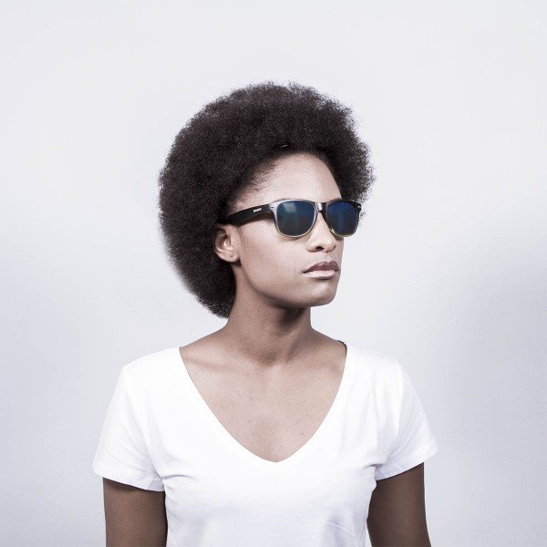 Woman wearing Ocean Beach sunglasses