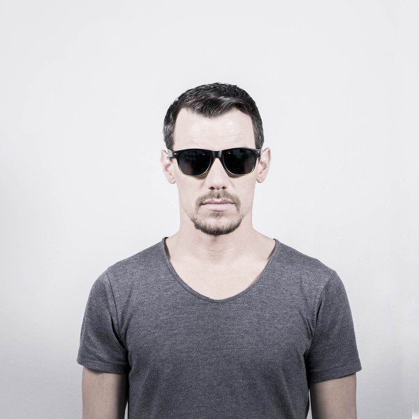 Man wearing Ocean Beach sunglasses