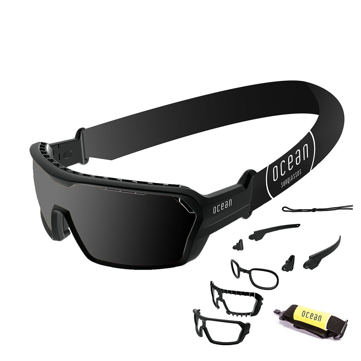 Ocean Chameleon Floating Sunglasses Shiny Black/Smoke