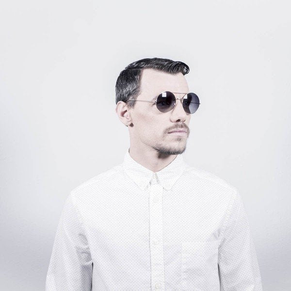 Man wearing Ocean Circle sunglasses