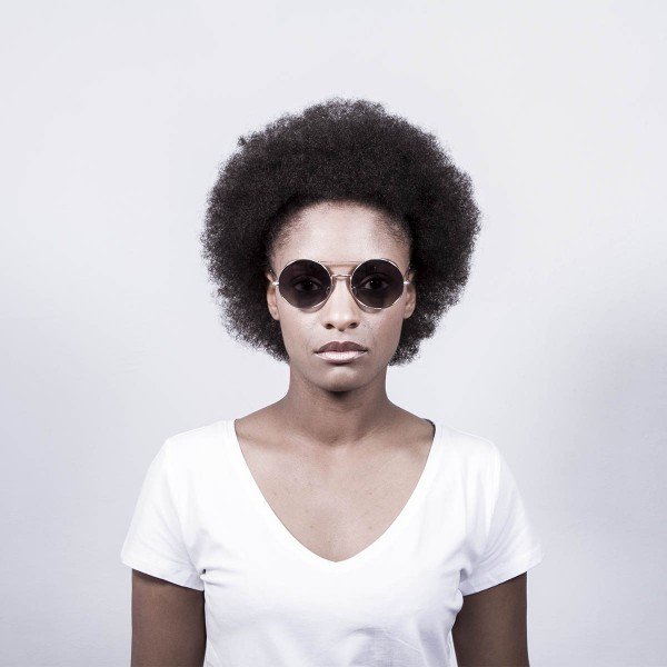 Woman wearing Ocean Circle sunglasses