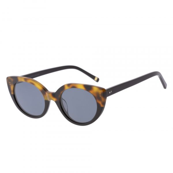 Ocean Greta Demi-Black/Polarized Smoke