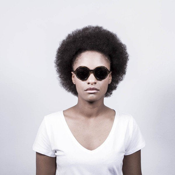 Woman wearing Ocean Japan sunglasses