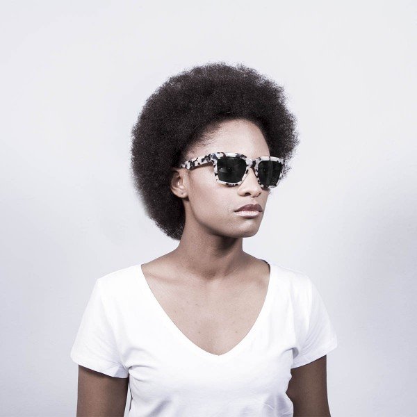 Woman wearing Ocean Jaws sunglasses