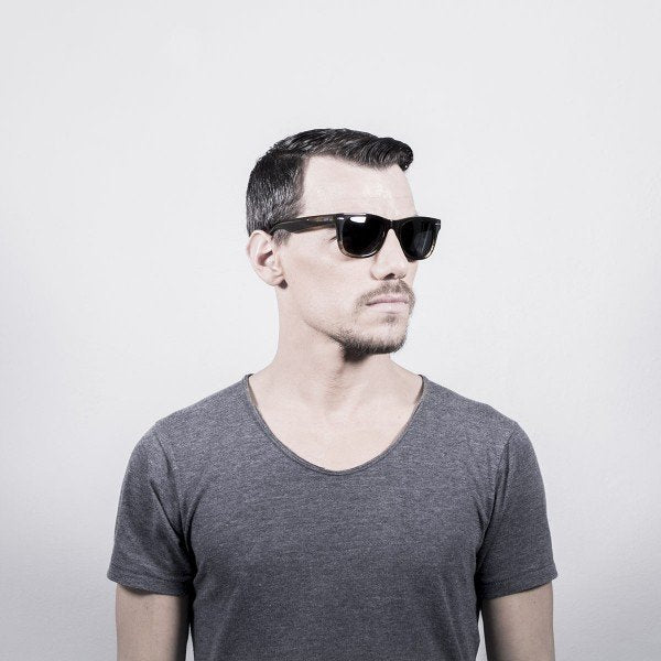 Man wearing Ocean Lowers sunglasses