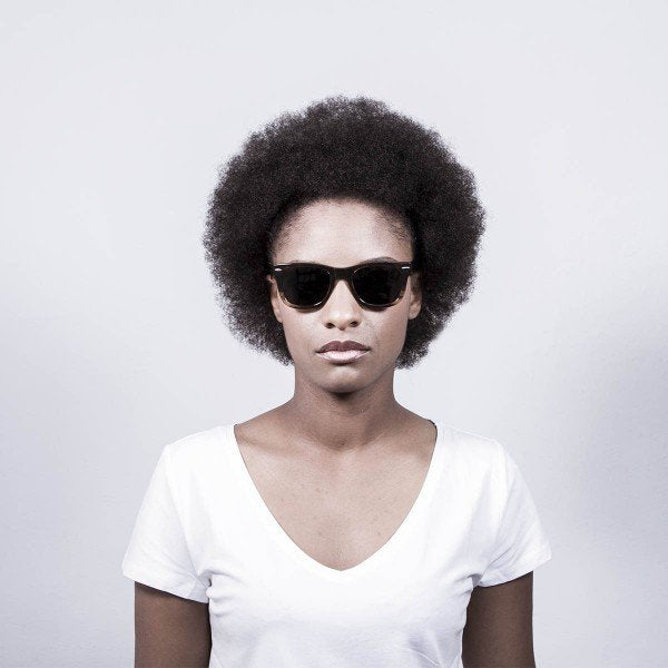 Woman wearing Ocean Lowers sunglasses