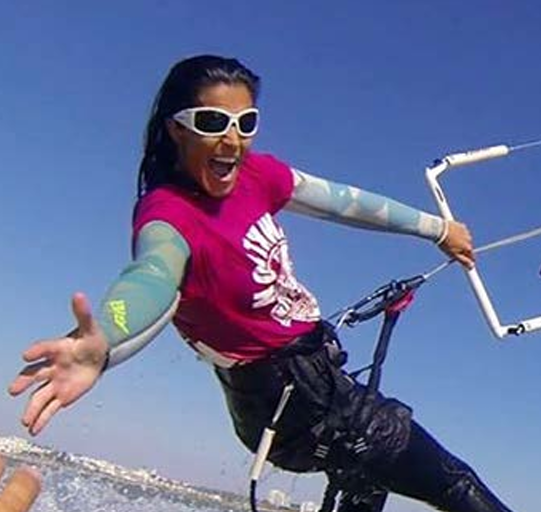 Kiter wearing Ocean Fuerteventura sunglasses