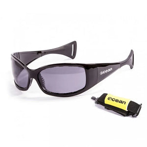 Shiny Black frame/Polarized Smoke lenses
