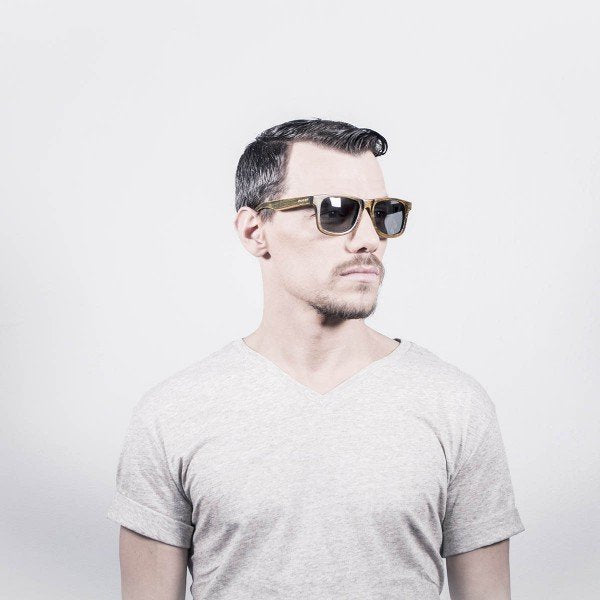 Man wearing Ocean Nelson sunglasses