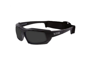 Matte Black frame/Polarized Smoke lenses