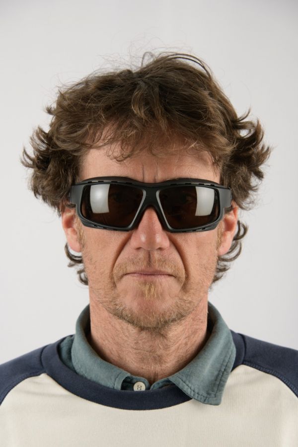 Person wearing Ocean Paros sunglasses