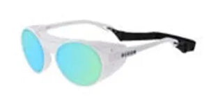 White frame/Revo Blue Polarized lenses