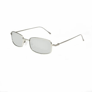 Silver frame/Polarized Silver Flat Lens