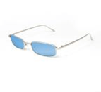 Shiny Silver frame/Polarized Blue Light lenses