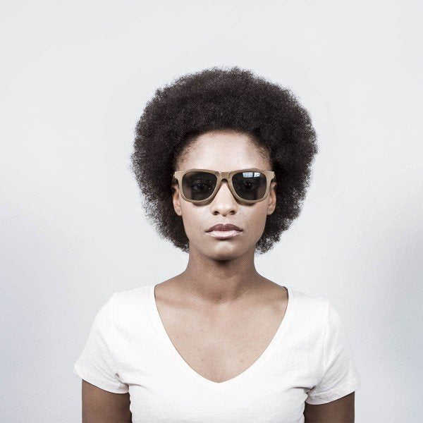 Woman Wearing Ocean Victoria sunglasses