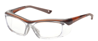 Leader On Guard Chestnut Brown Safety Glasses