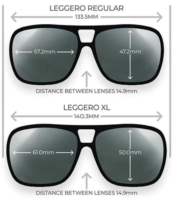 Ombraz Leggero sizing
