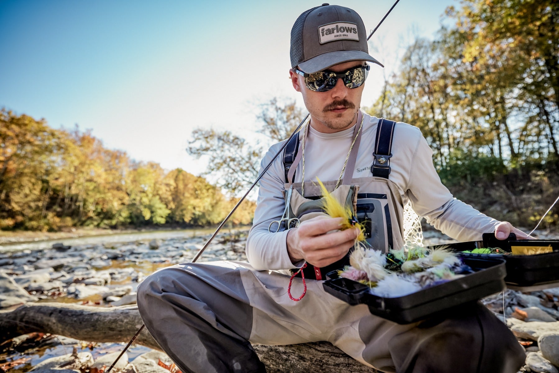 Fisherman wearing Wiley-X Prime XL sunglasses