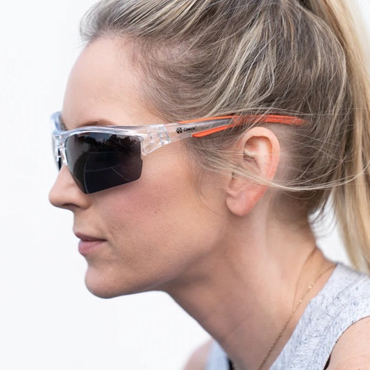 Person wearing Onix Owl sunglasses