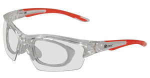 Clear-Orange with RX Adapter (add prescription lenses in next step)