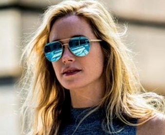 Person wearing Bolle Evel sunglasses