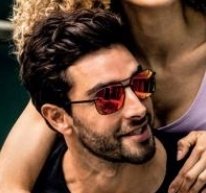 Person wearing Bolle Navis Sunglasses