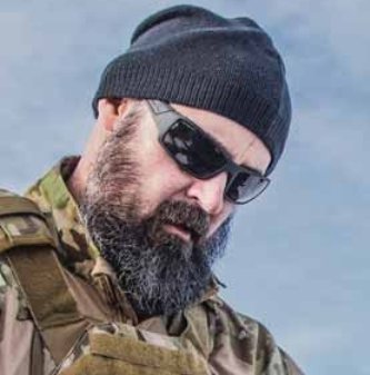 Man wearing Wiley-X WX Twisted sunglasses