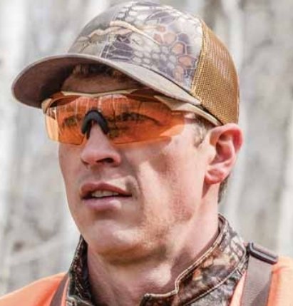 Person wearing Wiley-X Vapor sunglasses