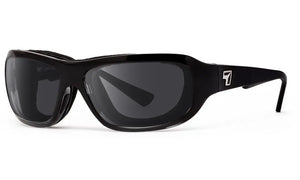 Glossy Black Fade Frame with Polarized Sharpview Gray PC lenses