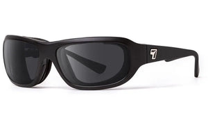 Matte Black  Frame with Polarized Sharpview Gray PC lenses