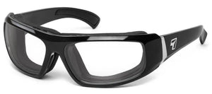 Glossy Black Frame with Sharpview Clear lenses