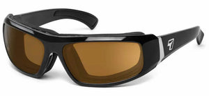 Glossy Black Frame with Polarized Sharpview Copper PC lenses