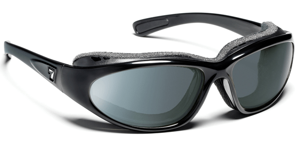 7Eye by Panoptx Bora Glossy Black/24:7 Eclypse Sunglasses