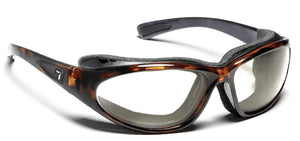 Dark Tortoise frame with Shapview Clear Lenses