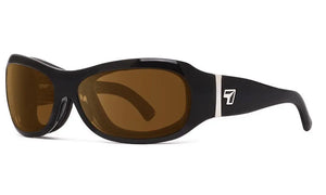 Glossy Black frame with Polarized Sharpview Copper PC lenses