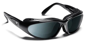 Glossy Black Frame with Polarized Sharpview Gray PC lenses