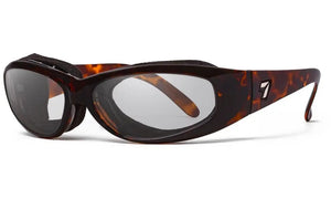 Dark Tortoise frame with Sharpview Clear lenses