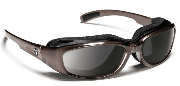 7Eye by Panoptx Dark Brown/Polarized Sharpview Gray Sunglasses