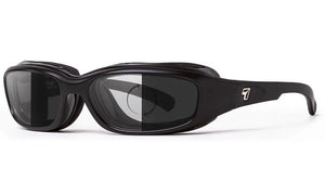Matte Black Frame with Photochromic DarkShift Lenses