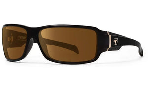Black Carbon frame with Polarized Sharpview Copper PC lenses