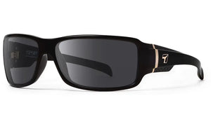 Black Carbon frame with Polarized Sharpview Gray PC lenses