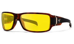 Black Tortoise frame with Sharpview Yellow lenses
