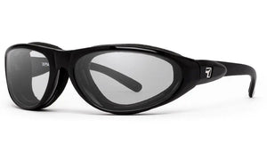 Glossy Black frame with Sharpview Clear PC lenses