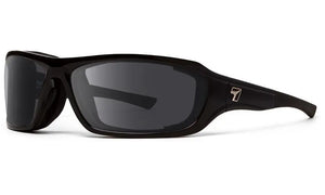 Glossy Black Frame with Polarized Sharpview Gray PC lenses