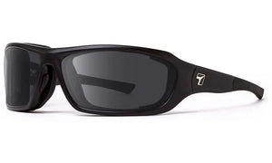 Matte Black  Frame with Polarized Sharpview Gray PC lenses