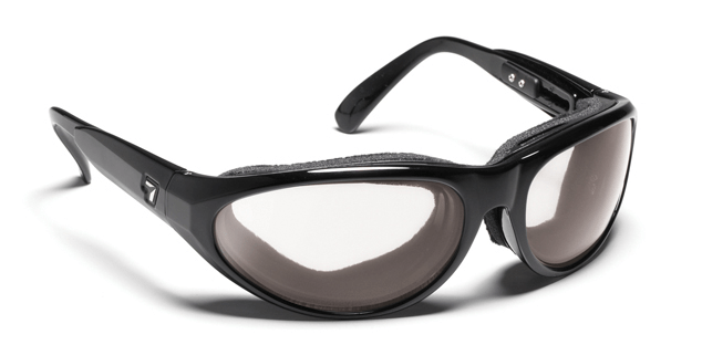 7Eye by Panoptx Glossy Black/Sharpview Clear Sunglasses