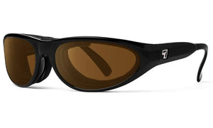 Glossy Black frame with Polarized Sharpview Copper PC lenses